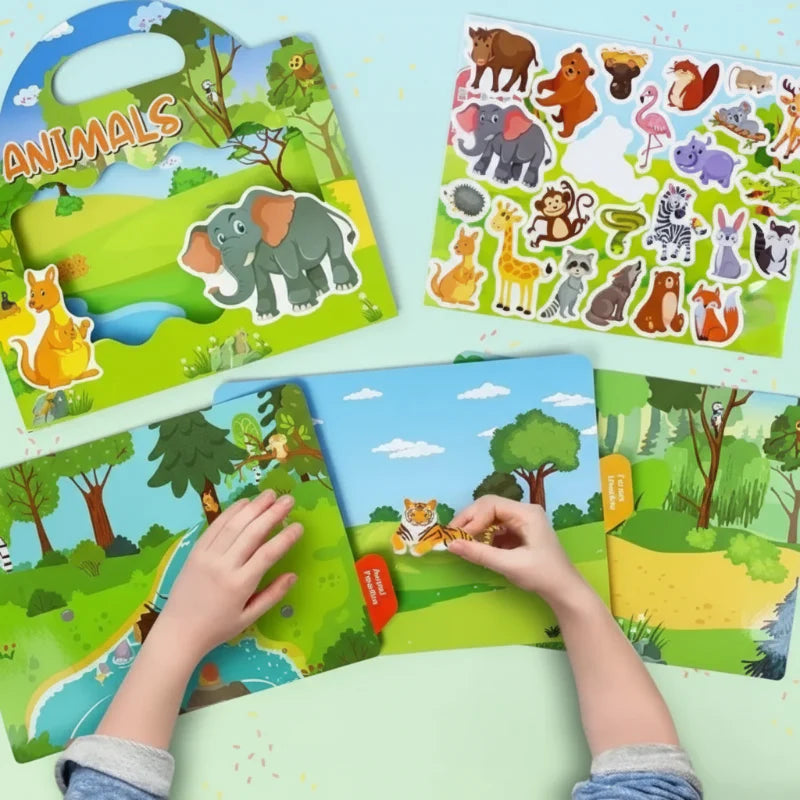 ! Creativo – Kleurrijk & Leerzaam – Herbruikbaar Stickerboek