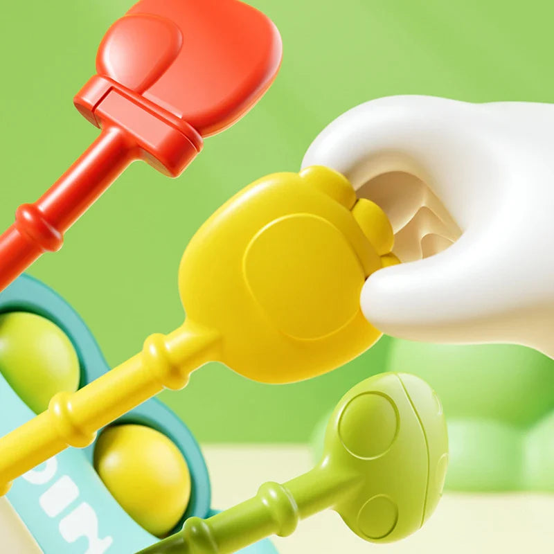 ! DinoGrip – Sensorisch Trek Speelgoed – Dino Bijtspeeltje voor Baby's