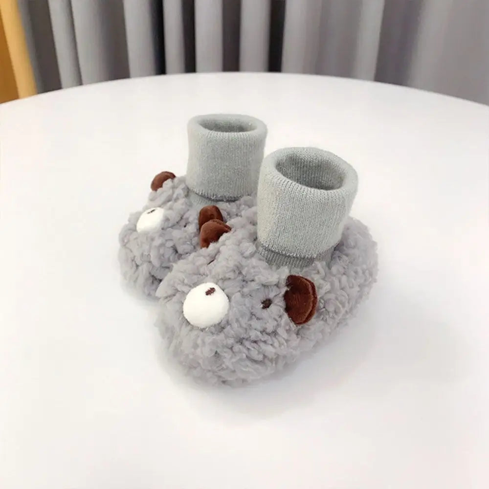 CuddlePaws – Schattige Beertjes – Warme Baby Slofjes